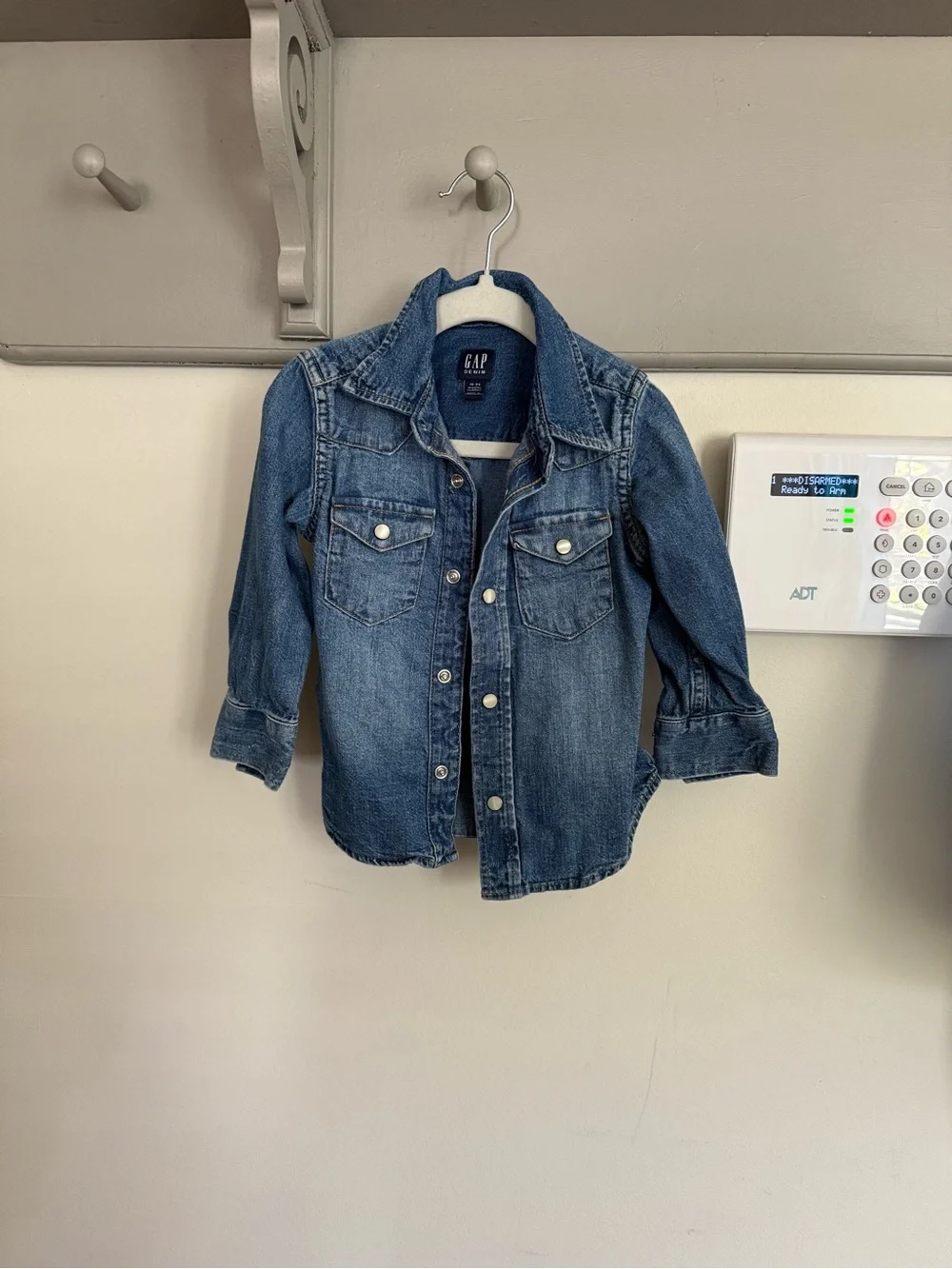 GAP Kids Medium Blue Denim Shirt Jacket